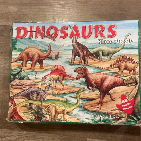 Melissa & Doug Extra Large Dinosaur Floor Puzzle - Picture 3 of 3